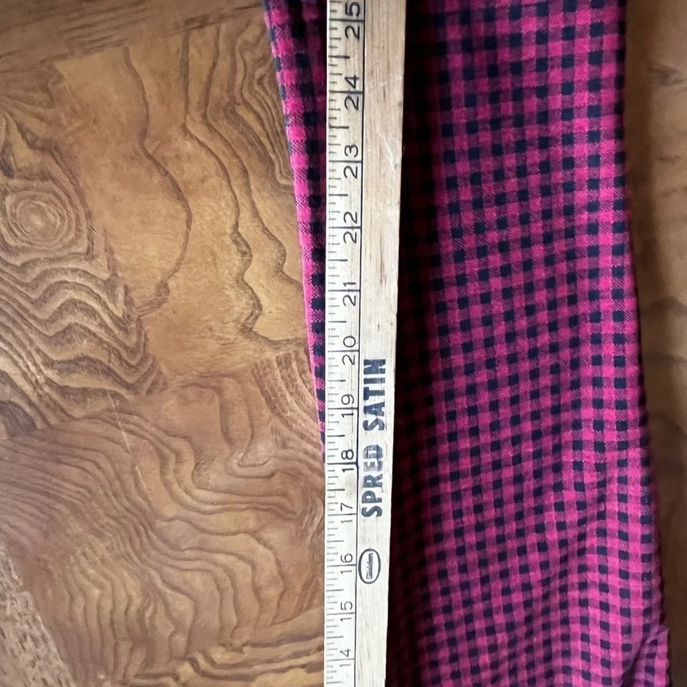Plaid red and Black Zara pants xl - Picture 11 of 15